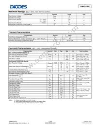 DMN3150L-7 Datasheet Page 2