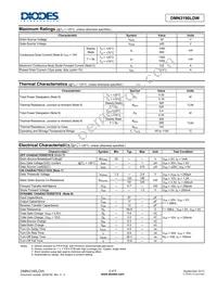 DMN3190LDW-7 Datasheet Page 2