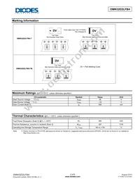 DMN32D2LFB4-7 Datasheet Page 2