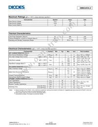 DMN32D2LV-7 Datasheet Page 2