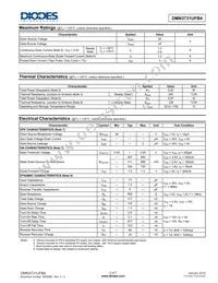 DMN3731UFB4-7B Datasheet Page 2