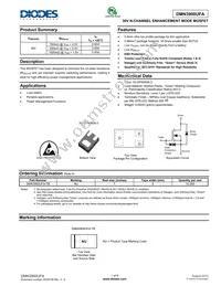 DMN3900UFA-7B Datasheet Cover
