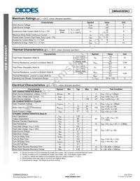 DMN4026SK3-13 Datasheet Page 2