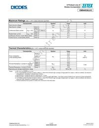 DMN4030LK3-13 Datasheet Page 2