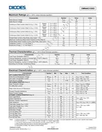 DMN4031SSD-13 Datasheet Page 2