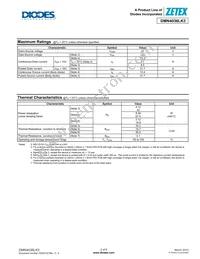 DMN4036LK3-13 Datasheet Page 2