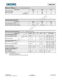 DMN5L06K-7 Datasheet Page 2