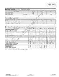 DMN5L06TK-7 Datasheet Page 2