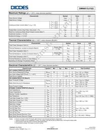 DMN6013LFGQ-13 Datasheet Page 2
