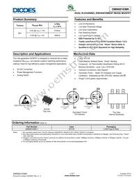 DMN601DMK-7 Datasheet Cover