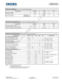 DMN601DWK-7 Datasheet Page 2