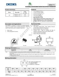 DMN601TK-7 Datasheet Cover