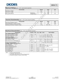 DMN601TK-7 Datasheet Page 2