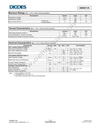 DMN601VK-7 Datasheet Page 2