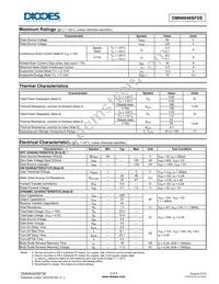 DMN6040SFDE-7 Datasheet Page 2