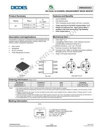 DMN6066SSD-13 Datasheet Cover