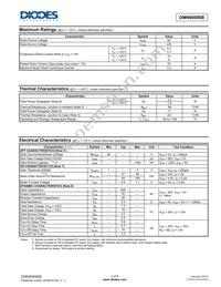 DMN6069SE-13 Datasheet Page 2