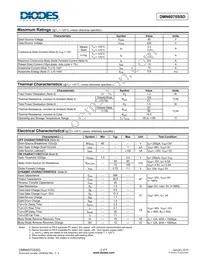 DMN6070SSD-13 Datasheet Page 2
