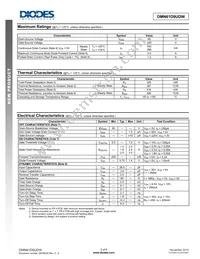 DMN61D9UDW-13 Datasheet Page 2