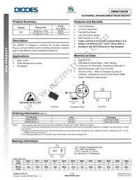 DMN61D9UW-13 Datasheet Cover