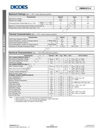DMN63D1LV-7 Datasheet Page 2
