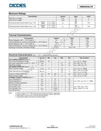 DMN65D8LFB-7 Datasheet Page 3