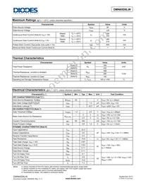 DMN65D8LW-7 Datasheet Page 2