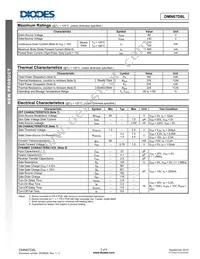DMN67D8L-13 Datasheet Page 2