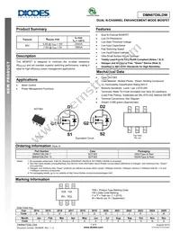 DMN67D8LDW-7 Datasheet Cover