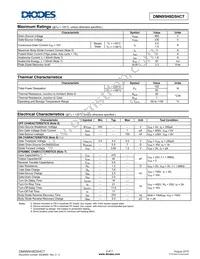 DMN95H8D5HCT Datasheet Page 2