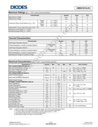 DMNH3010LK3-13 Datasheet Page 2