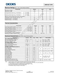 DMNH4011SPS-13 Datasheet Page 2