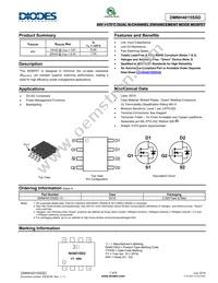 DMNH4015SSD-13 Datasheet Cover