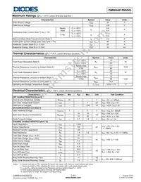 DMNH4015SSDQ-13 Datasheet Page 2