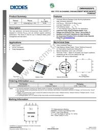 DMNH6008SPS-13 Datasheet Cover