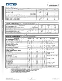 DMNH6012LK3-13 Datasheet Page 2