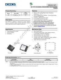 DMNH6012SPS-13 Datasheet Cover