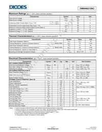 DMNH6021SK3-13 Datasheet Page 2