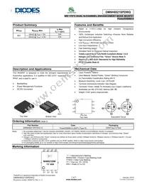 DMNH6021SPDWQ-13 Datasheet Cover