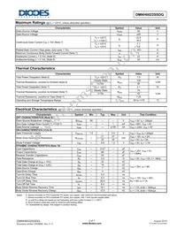DMNH6022SSDQ-13 Datasheet Page 2