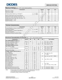 DMNH6035SPDWQ-13 Datasheet Page 2