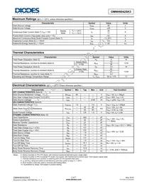 DMNH6042SK3-13 Datasheet Page 2