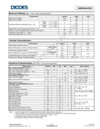 DMNH6042SSD-13 Datasheet Page 2