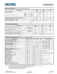 DMNH6042SSDQ-13 Datasheet Page 2
