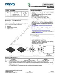 DMNH6065SPDW-13 Datasheet Cover