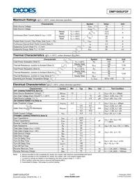 DMP1005UFDF-13 Datasheet Page 3