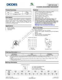 DMP1007UCB9-7 Datasheet Cover