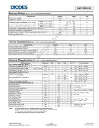 DMP1008UCA9-7 Datasheet Page 2