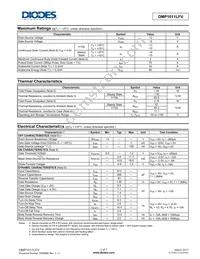 DMP1011LFV-7 Datasheet Page 2