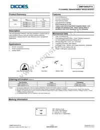 DMP1045UFY4-7 Datasheet Cover